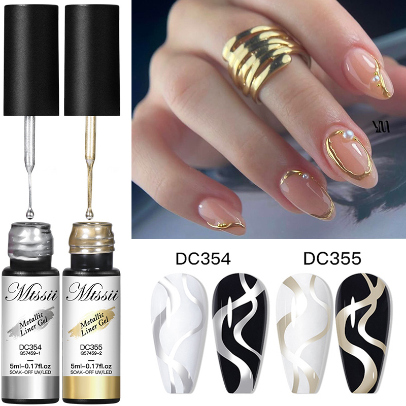 Nail Art Rose Gold - MTSSII 2/3 Adet Metalik Astar Jel