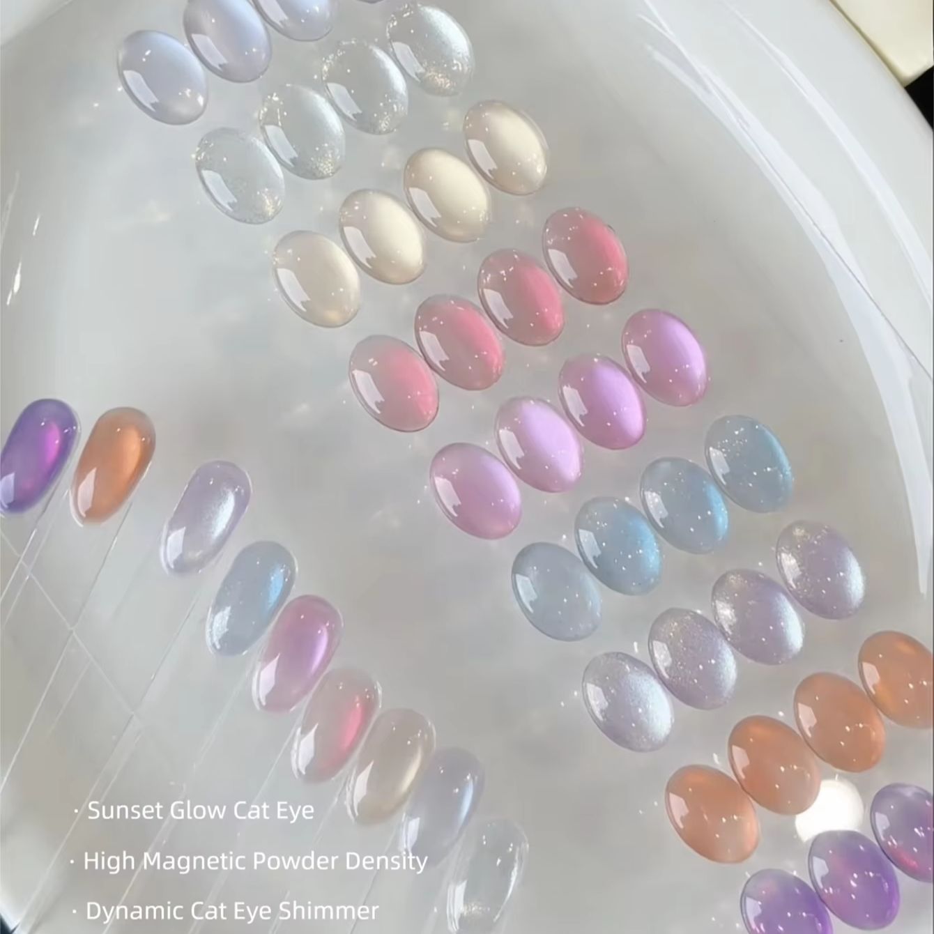 Nail Art Trend 2026 - MIANEL 2026 Işıltılı Yanardöner Gökkuşağı Kedi