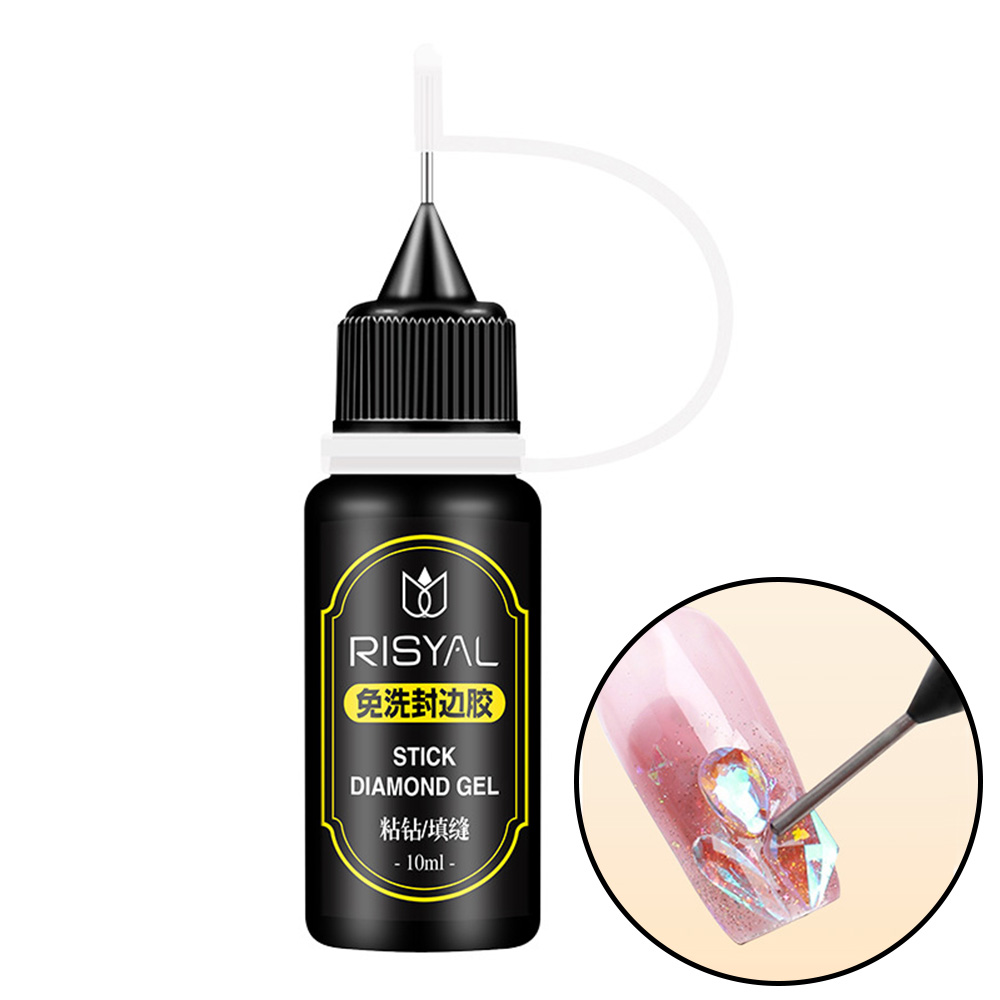 Rhinestone Nail Gem - Tırnak Taşı Yapıştırıcısı, 3D Jel Güçlü