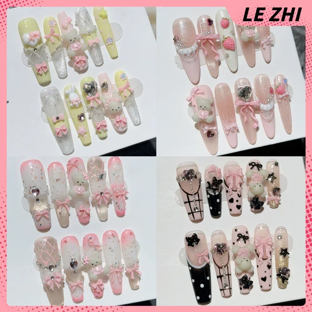 Nail Art France - 10 adet uzun tabut Stiletto küçük