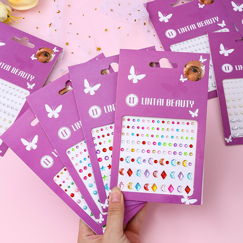 Rhinestone Nail Gem - Sıcak Satış Yüz Taşları Çıkartmaları Kendinden