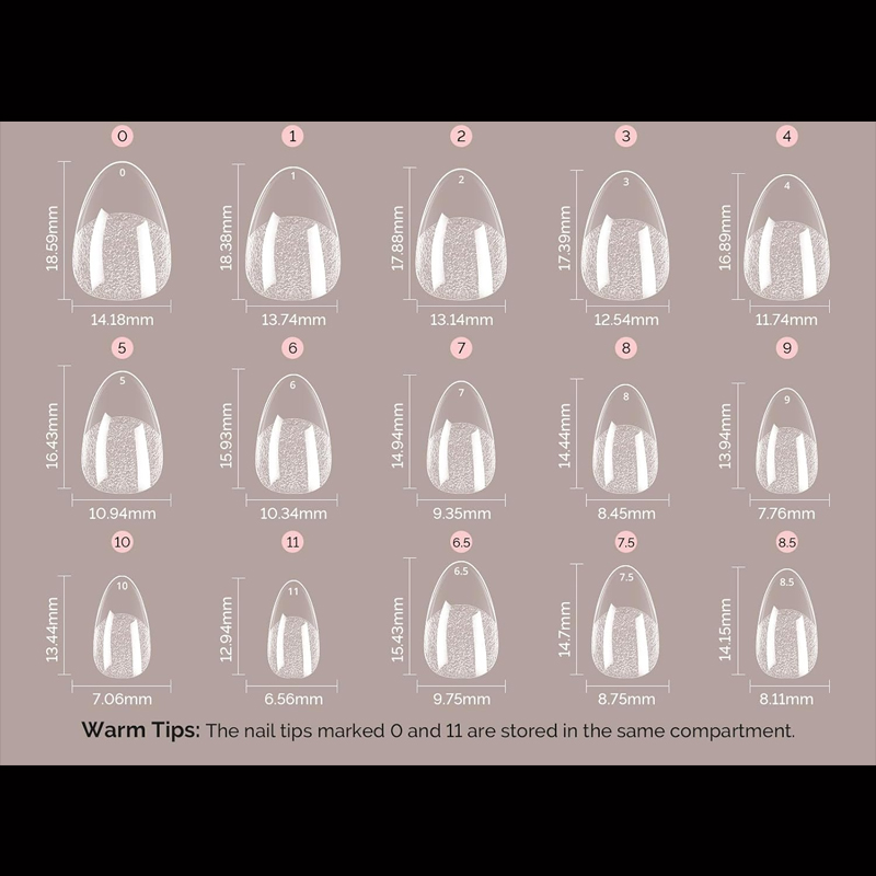 Ultra Kısa Badem Şeklinde X-St - Nail Art Xl incelemesi ve fiyatı