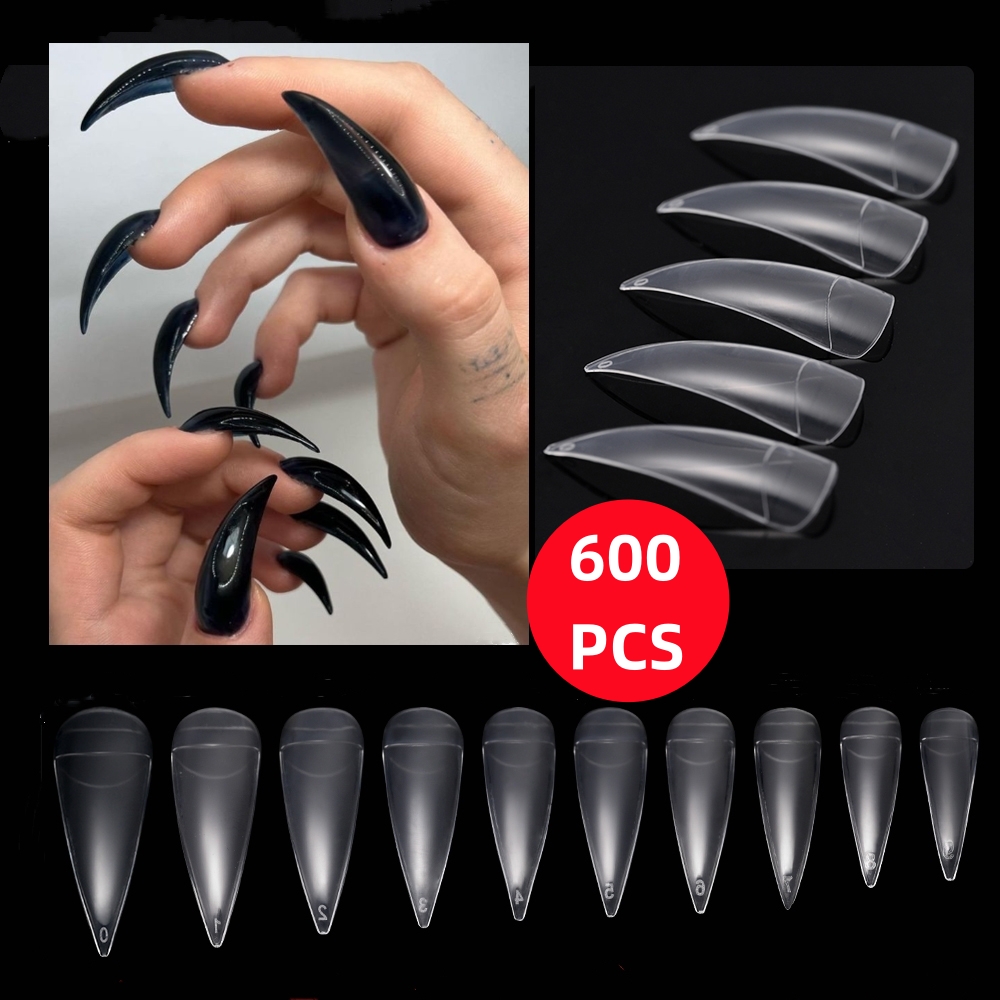 600 Adet Ekstra Uzun Şahin Kav - Nail Art Xl incelemesi ve fiyatı