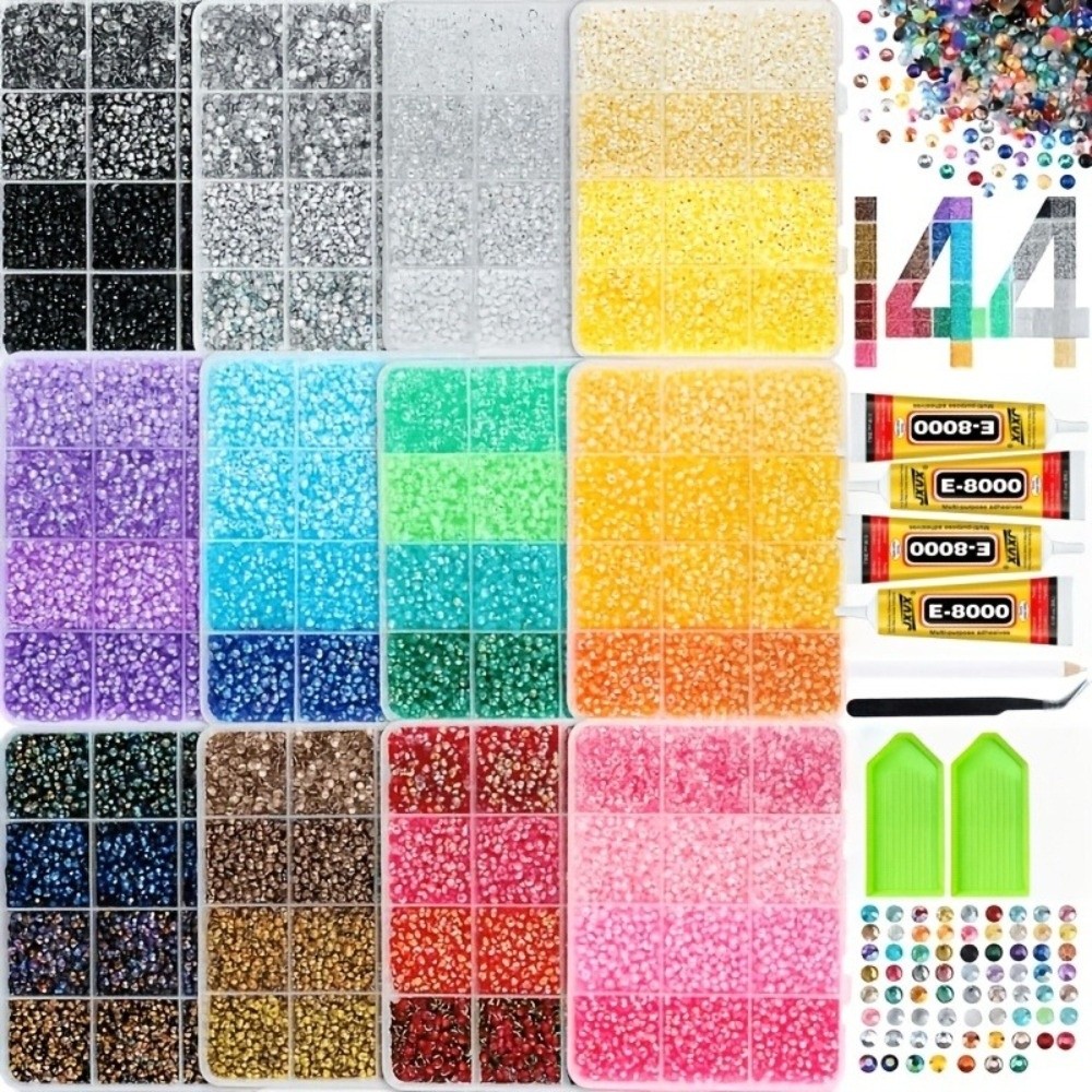 Çok Renkli Reçine Rhinestone S - Rhinestone Nail Gem incelemesi ve fiyatı