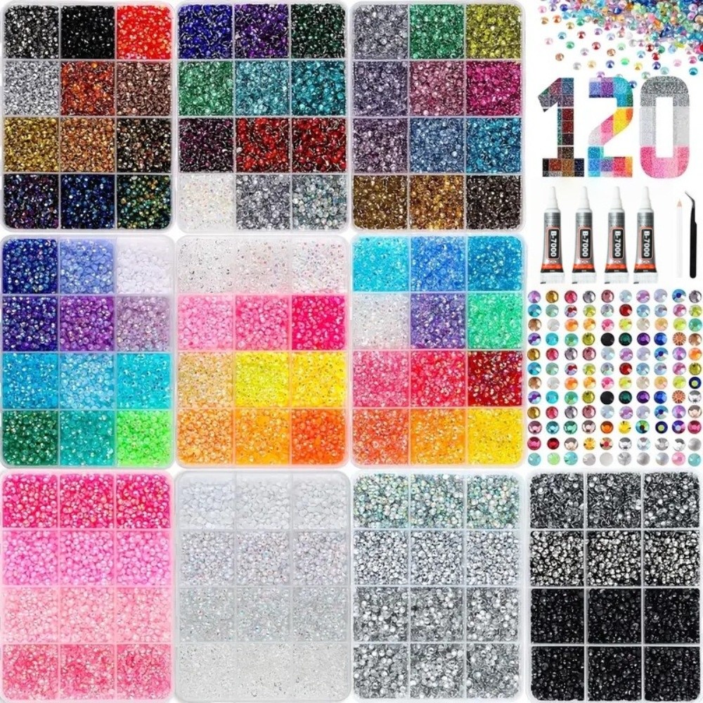 Çok Renkli Reçine Rhinestone S - Rhinestone Nail Gem incelemesi ve fiyatı
