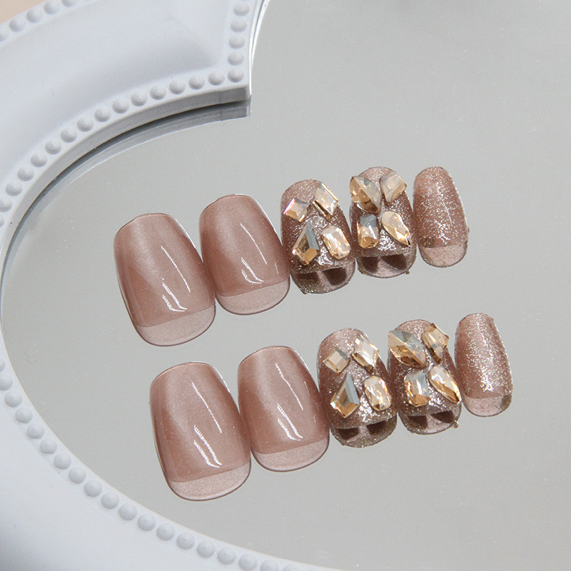 24 Adet Kedi Gözü El Yapımı Ta - Nail Art Oval incelemesi ve fiyatı