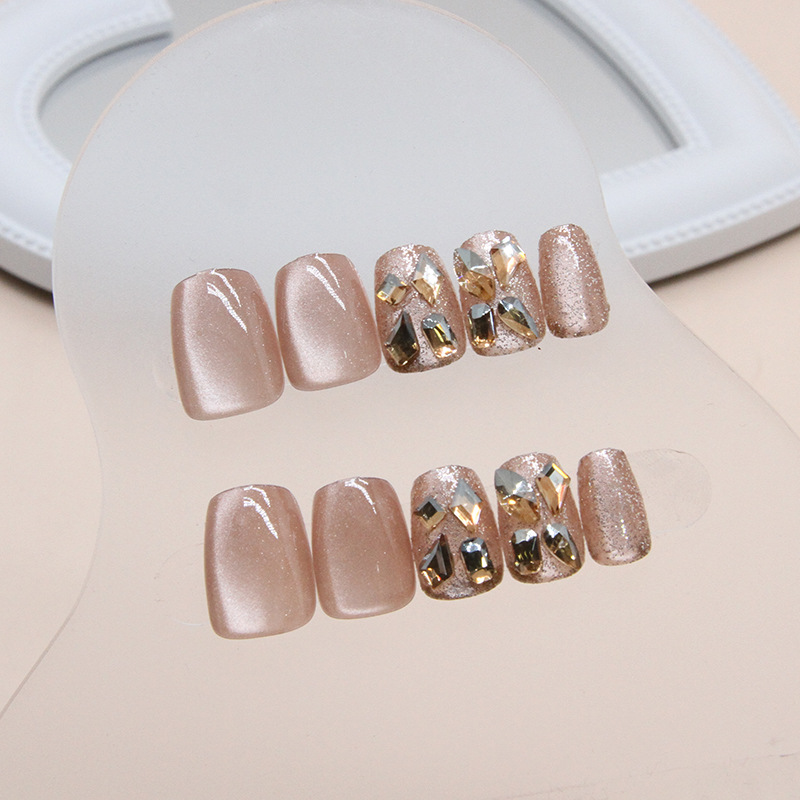 24 Adet Kedi Gözü El Yapımı Ta - Nail Art Oval incelemesi ve fiyatı
