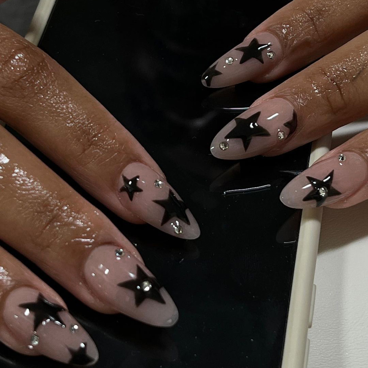 24 Adet Pentagram Desenli Takm - Nail Art Oval incelemesi ve fiyatı