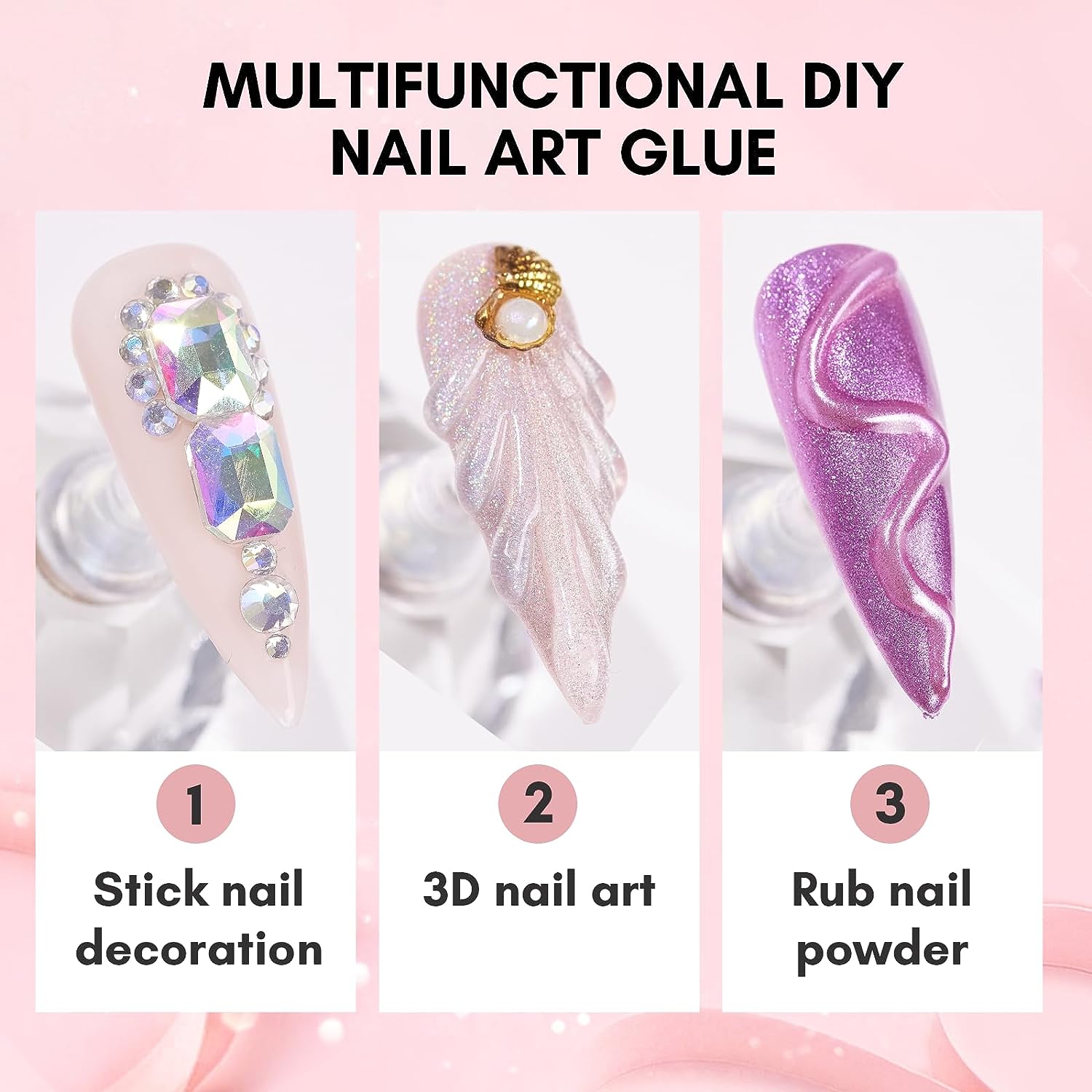 Çivi için 1 adet tırnak taklid - Rhinestone Nail Gem incelemesi ve fiyatı
