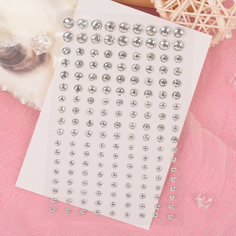 Beyaz Rhinestone'lar 2mm 3mm 4 - Rhinestone Nail Gem incelemesi ve fiyatı