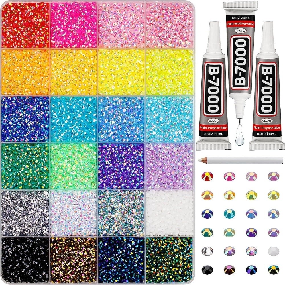 Çok Renkli Reçine Yapay Elmas  - Rhinestone Nail Gem incelemesi ve fiyatı