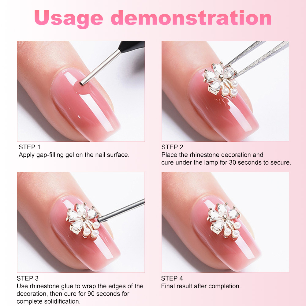 Tırnak Taşı Yapıştırıcısı, 3D  - Rhinestone Nail Gem incelemesi ve fiyatı