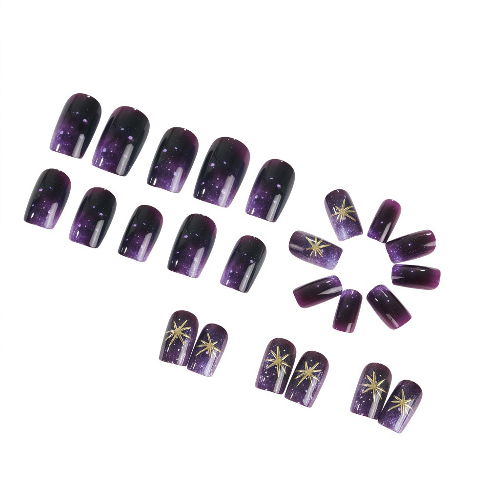 Kısa orta boy takma tırnaklar, - Nail Art Maroon incelemesi ve fiyatı