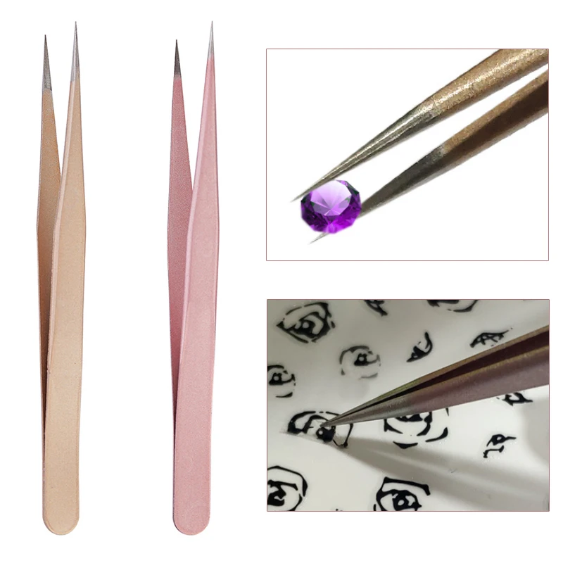 1 adet düz cımbız şampanya gül - Nail Art Rose Gold incelemesi ve fiyatı