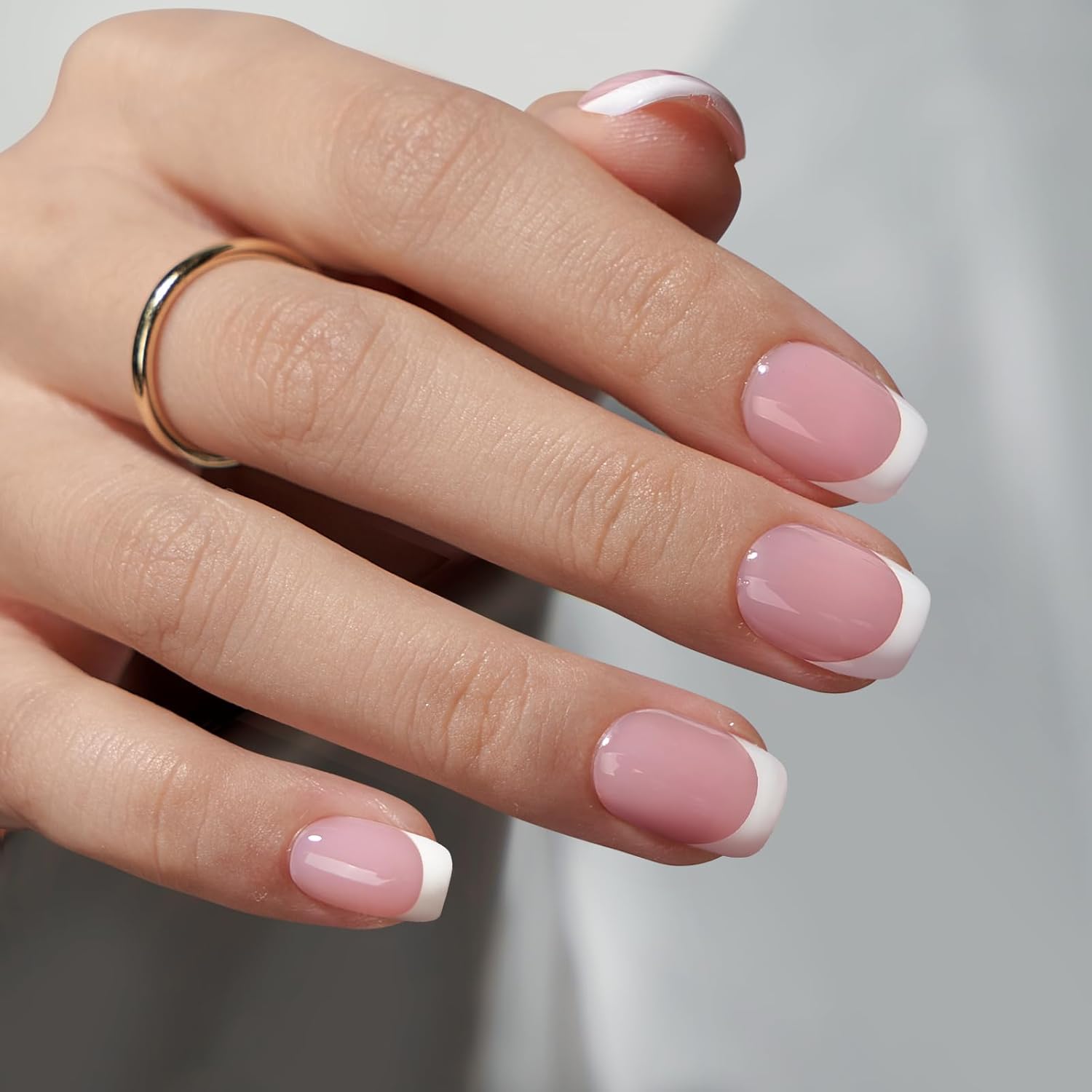 24 adet kısa kare beyaz fransa - Nail Art France incelemesi ve fiyatı
