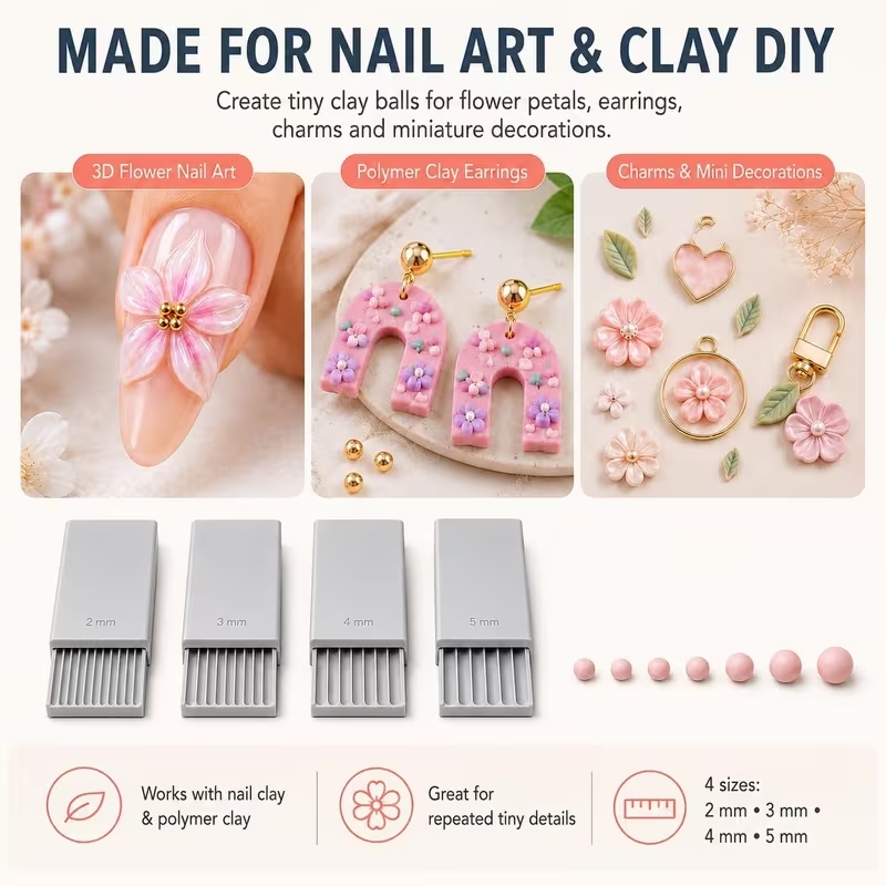 3D Baskı Kil Jel Topu Yapma Al - Nail Art Ideas incelemesi ve fiyatı