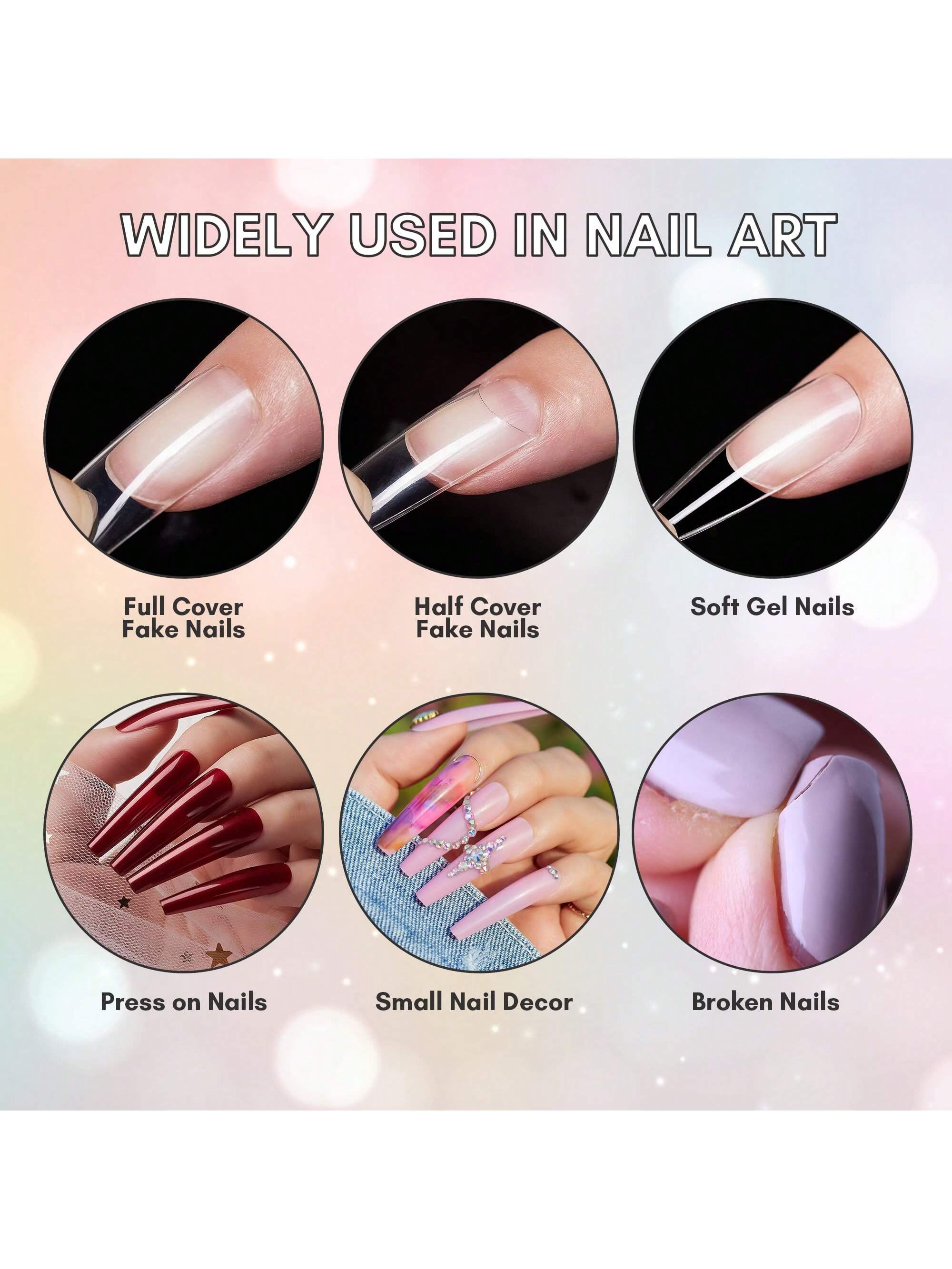 100/1000 Paket 2g Akrilik Tırn - Rhinestone Nail Gem incelemesi ve fiyatı