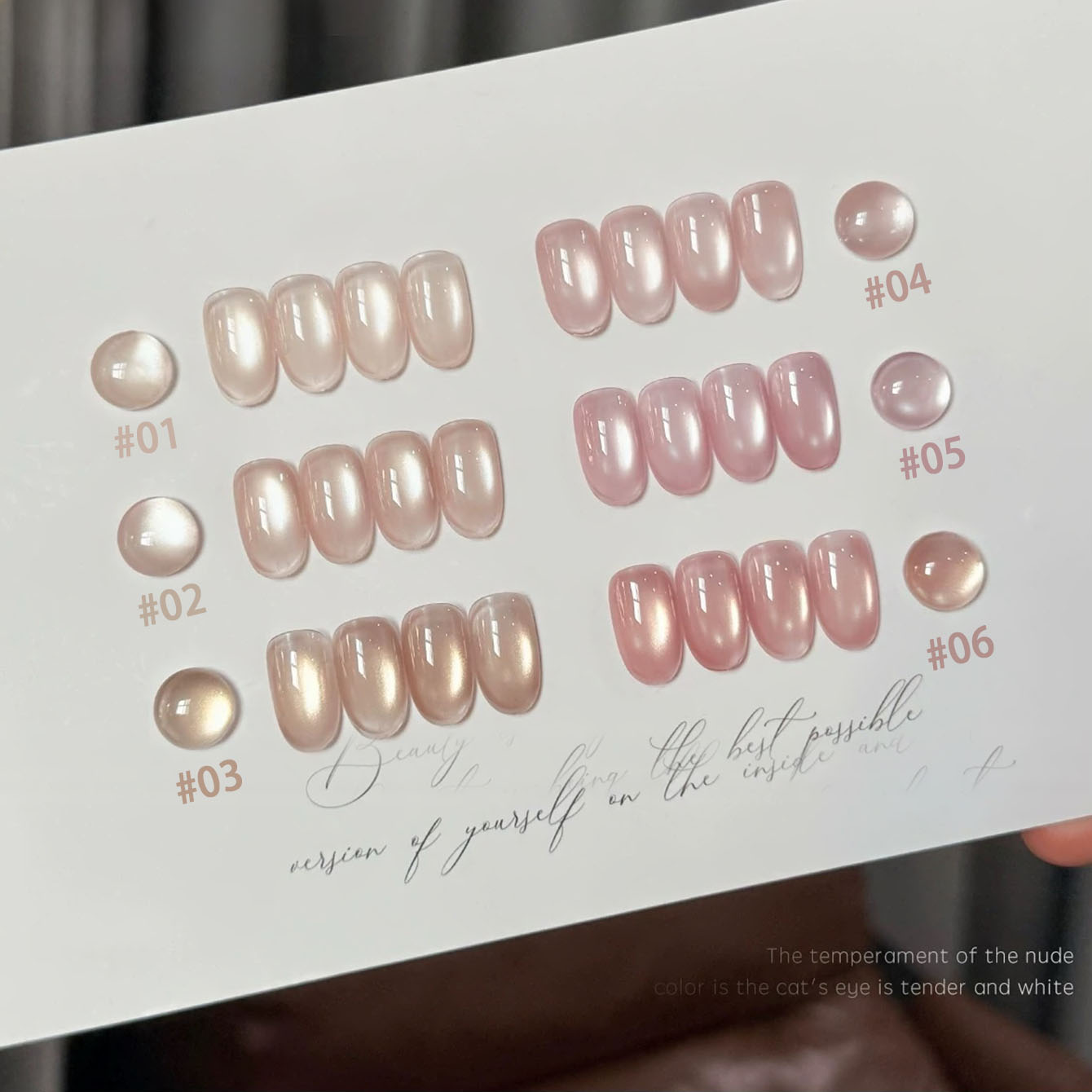 MIANEL 10ML Kedi Gözü Jel Oje  - Nail Art Pink Cat Eye incelemesi ve fiyatı