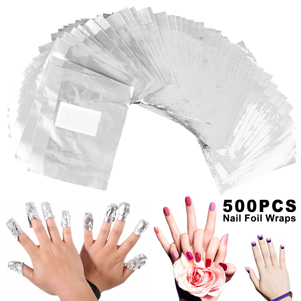 500/1000 Adet Alüminyum Folyo  - Nail Art Ideas incelemesi ve fiyatı
