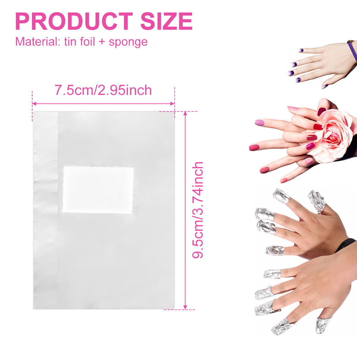 500/1000 Adet Alüminyum Folyo  - Nail Art Ideas incelemesi ve fiyatı