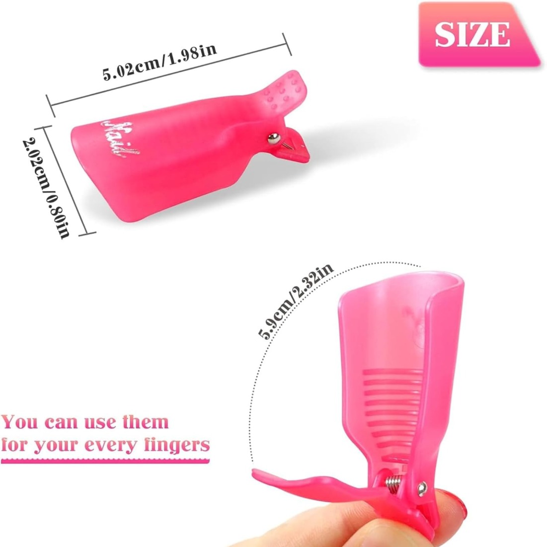 10 Adet Oje Çıkarıcı Klips - J - Nail Art Ideas incelemesi ve fiyatı